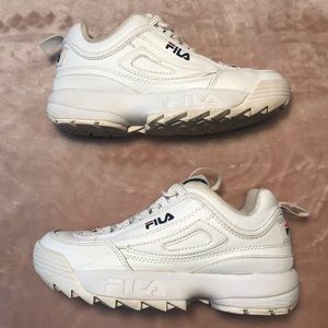 Fila Disruptor II Premium Sneaker in White